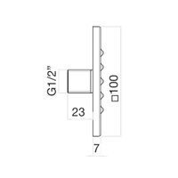 Форсунка гидромассажная Webert AC0334010, золото — фото 2, Душевые форсунки