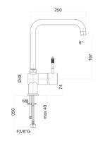 Товар: Смеситель для кухни Fiore XENON , хром арт-44CR5461 - фото 2 Смеситель для кухни Fiore XENON , хром арт-44CR5461 — фото 2, Смесители для кухни