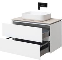 Товар: Тумба под раковину Allen Brau Infinity 85 1.21001.WM подвесная Белая матовая - фото 28 Тумба под раковину Allen Brau Infinity 85 1.21001.WM подвесная Белая матовая — фото 28, Тумбы под раковину