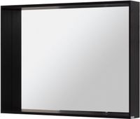 Зеркало Allen Brau Reality 100 с подсветкой Черный браш с сенсорным выключателем арт-1.32020.BB — фото 6, Зеркала в ванную комнату