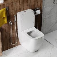 Унитаз компакт Ceruttispa Chika CT8708 с бачком и сиденьем Микролифт — фото 7, Напольные унитазы