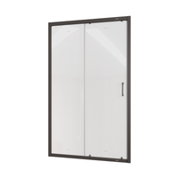 Товар: Душевая дверь Ceruttispa Gloria D120B профиль Черный стекло прозрачное - фото 2 Душевая дверь Ceruttispa Gloria D120B профиль Черный стекло прозрачное — фото 2, Раздвижные душевые двери