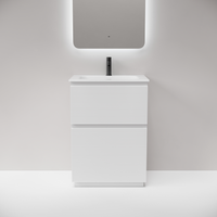 Тумба напольная SANCOS Folk Floor, 590х445х850, c двумя ящиками оснащенными доводчиками, Bianco, арт. арт-FL60FW — фото 1, Тумбы под раковину