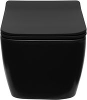 Унитаз Allen Brau Liberty 2 4.33007.31 подвесной Черный матовый без сиденья — фото 26, Подвесные унитазы