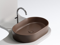 Раковина-чаша Ceramicanova Element 61 CN6048MDB Темно-коричневая матовая — фото 8, Раковины накладные