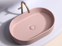 Раковина-чаша Ceramicanova Element 61 CN6048MP Розовая матовая — фото 6, Раковины накладные