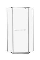 Душевой уголок Ceruttispa Chika ZP91T 90x90 профиль Хром стекло прозрачное — фото 4, Душевые уголки трапеция