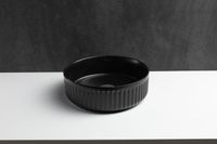 Раковина-чаша Allen Brau Fantasy Line 36 4.11032.31 Черная матовая — фото 7, Раковины накладные