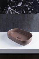 Раковина-чаша Allen Brau Fantasy 55 4.11022.TP Коричневая — фото 10, Раковины накладные