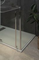 Душевой уголок Allen Brau Fantasy 140x90 3.11004-00 профиль Хром стекло прозрачное — фото 24, Прямоугольные душевые уголки