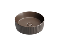 Раковина-чаша Ceramicanova Element 36 CN6057MDB Темно-коричневая матовая — фото 2, Раковины накладные