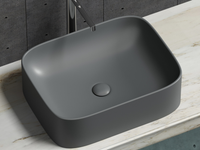 Раковина-чаша Ceramicanova Element 51 CN6052MDH Темный антрацит матовый — фото 15, Раковины накладные