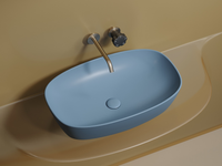 Раковина-чаша Ceramicanova Element 60 CN6049ML Голубая матовая — фото 5, Раковины накладные