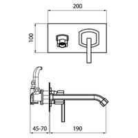 Смеситель для раковины Webert Azeta , хром арт-AZ830606015 — фото 2, Смесители для раковины