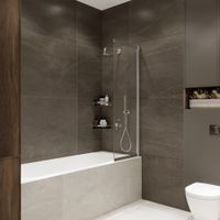 Товар: Шторка на ванну слайдер Terminus Ното 150х90, хром 1CS150х90C - фото 4 Шторка на ванну слайдер Terminus Ното 150х90, хром 1CS150х90C — фото 4, Шторы для ванной