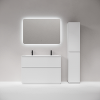 Тумба напольная SANCOS Folk Floor 1190х445х850, c двумя ящиками оснащенными доводчиками, Bianco, арт. арт-FL120FW — фото 4, Тумбы под раковину