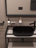 Раковина-чаша Allen Brau Fantasy 55 4.11022.31 Черная матовая — фото 14, Раковины накладные