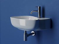 Раковина Ceramicanova Element 50 CN5049 Белая — фото 3, Мини-раковины