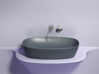 Раковина-чаша Ceramicanova Element 60 CN6049MDH Темный антрацит матовый — фото 3, Раковины накладные