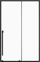 Душевая дверь Allen Brau Fantasy 130 3.11007.31 профиль Черный матовый стекло прозрачное — фото 2, Раздвижные душевые двери