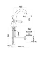 Товар: Смеситель для раковины Fiore GIOIELLI (SWAROVSKI®) , хром/золото арт-08CO0623 - фото 2 Смеситель для раковины Fiore GIOIELLI (SWAROVSKI®) , хром/золото арт-08CO0623 — фото 2, Смесители для раковины