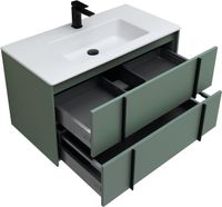 Тумба под раковину Allen Brau Reality 90 1.32006.CGM подвесная Олива матовая — фото 13, Тумбы под раковину