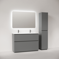 Тумба напольная SANCOS Folk Floor 1190х445х850, c двумя ящиками оснащенными доводчиками, Ergraut soft, арт. арт-FL120FES — фото 3, Тумбы под раковину