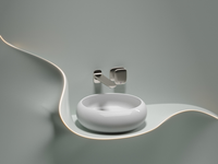 Раковина-чаша Ceramicanova Element 36 CN6050 Белая глянцевая — фото 7, Раковины накладные