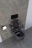 Товар: Унитаз Allen Brau Priority 4.31001.AN подвесной Антрацит без сиденья - фото 38 Унитаз Allen Brau Priority 4.31001.AN подвесной Антрацит без сиденья — фото 38, Подвесные унитазы