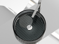 Раковина-чаша Ceramicanova Cristal 36 CN6060 Черная — фото 6, Раковины накладные