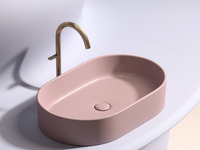 Раковина-чаша Ceramicanova Element 61 CN6048MP Розовая матовая — фото 7, Раковины накладные