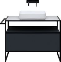 Тумба под раковину Allen Brau Priority 100 1.31003.AM Антрацит матовый — фото 16, Тумбы под раковину