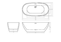 Акриловая ванна Ceruttispa d'ISEO170II 170x75 СТ10509 без гидромассажа — фото 10, Акриловые ванны