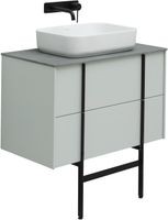 Тумба под раковину Allen Brau Reality 80 1.32005.PWM подвесная Папирус матовый — фото 39, Тумбы под раковину