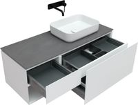 Товар: Тумба под раковину Allen Brau Infinity 120 R 1.21008.WM подвесная Белая матовая - фото 5 Тумба под раковину Allen Brau Infinity 120 R 1.21008.WM подвесная Белая матовая — фото 5, Тумбы под раковину