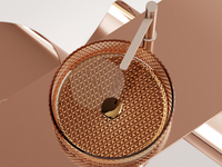 Раковина-чаша Ceramicanova Cristal 36 CN6058 Бежевая — фото 6, Раковины накладные