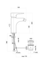 Товар: Смеситель для биде Fiore XO 73CR7330, хром - фото 2 Смеситель для биде Fiore XO 73CR7330, хром — фото 2, Смесители для биде