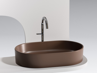 Раковина-чаша Ceramicanova Element 61 CN6048MDB Темно-коричневая матовая — фото 11, Раковины накладные