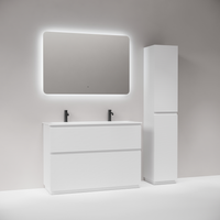 Тумба напольная SANCOS Folk Floor 1190х445х850, c двумя ящиками оснащенными доводчиками, Bianco, арт. арт-FL120FW — фото 3, Тумбы под раковину