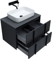 Тумба под раковину Allen Brau Reality 70 1.32004.AM подвесная Антрацит матовый — фото 27, Тумбы под раковину