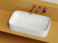 Раковина-чаша Ceramicanova Element 71 CN6054 Белая глянцевая — фото 17, Раковины накладные