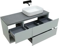 Товар: Тумба под раковину Allen Brau Infinity 120 R 1.21007.PWM подвесная Папирус матовый - фото 12 Тумба под раковину Allen Brau Infinity 120 R 1.21007.PWM подвесная Папирус матовый — фото 12, Тумбы под раковину