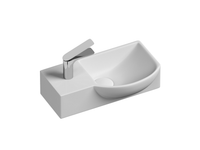 Раковина Ceramicanova Element 40 R CN6039R Белая — фото 1, Мини-раковины