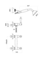 Товар: Смеситель для душа Fiore GIOIELLI (SWAROVSKI®) , хром арт-08CR0602 - фото 2 Смеситель для душа Fiore GIOIELLI (SWAROVSKI®) , хром арт-08CR0602 — фото 2, Смеситель для душа