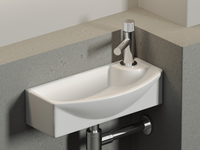 Товар: Раковина Ceramicanova Element 45 L CN6038L Белая - фото 5 Раковина Ceramicanova Element 45 L CN6038L Белая — фото 5, Мини-раковины