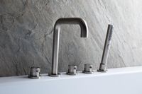 Смеситель на борт ванны Allen Brau Priority Брашированный никель арт-5.31007-BN — фото 12, Смесители на борт ванны