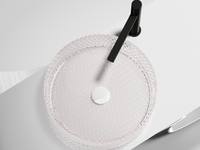 Раковина-чаша Ceramicanova Cristal 36 CN6061 Розовая — фото 5, Раковины накладные