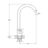 Товар: Смеситель для кухни G.Lauf , хром арт-QTZ4-A856 - фото 2 Смеситель для кухни G.Lauf , хром арт-QTZ4-A856 — фото 2, Смесители для кухни