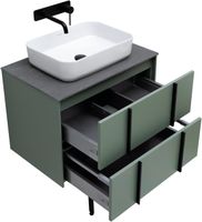 Тумба под раковину Allen Brau Reality 70 1.32004.CGM подвесная Олива матовая — фото 22, Тумбы под раковину