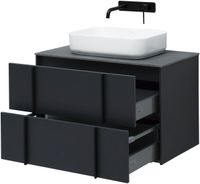 Тумба под раковину Allen Brau Reality 80 1.32005.AM подвесная Антрацит матовый — фото 22, Тумбы под раковину